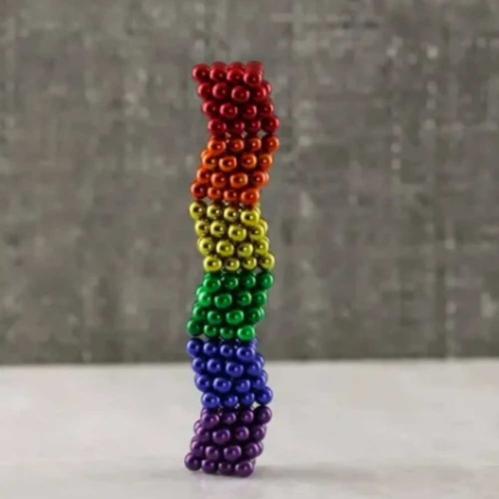 Cubo Magnético Juego De Imanes 1000 Piezas 5mm Con Estuche