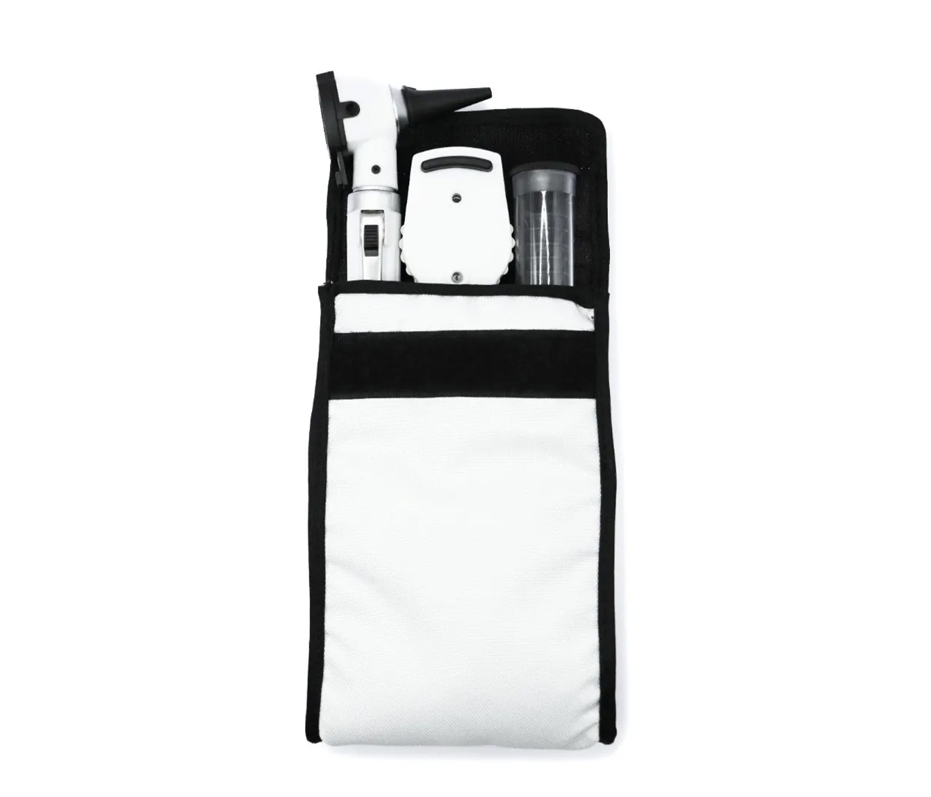 Otoscopio Y Oftalmoscopio Medico Examen Luz Led Con Estuche Blanco