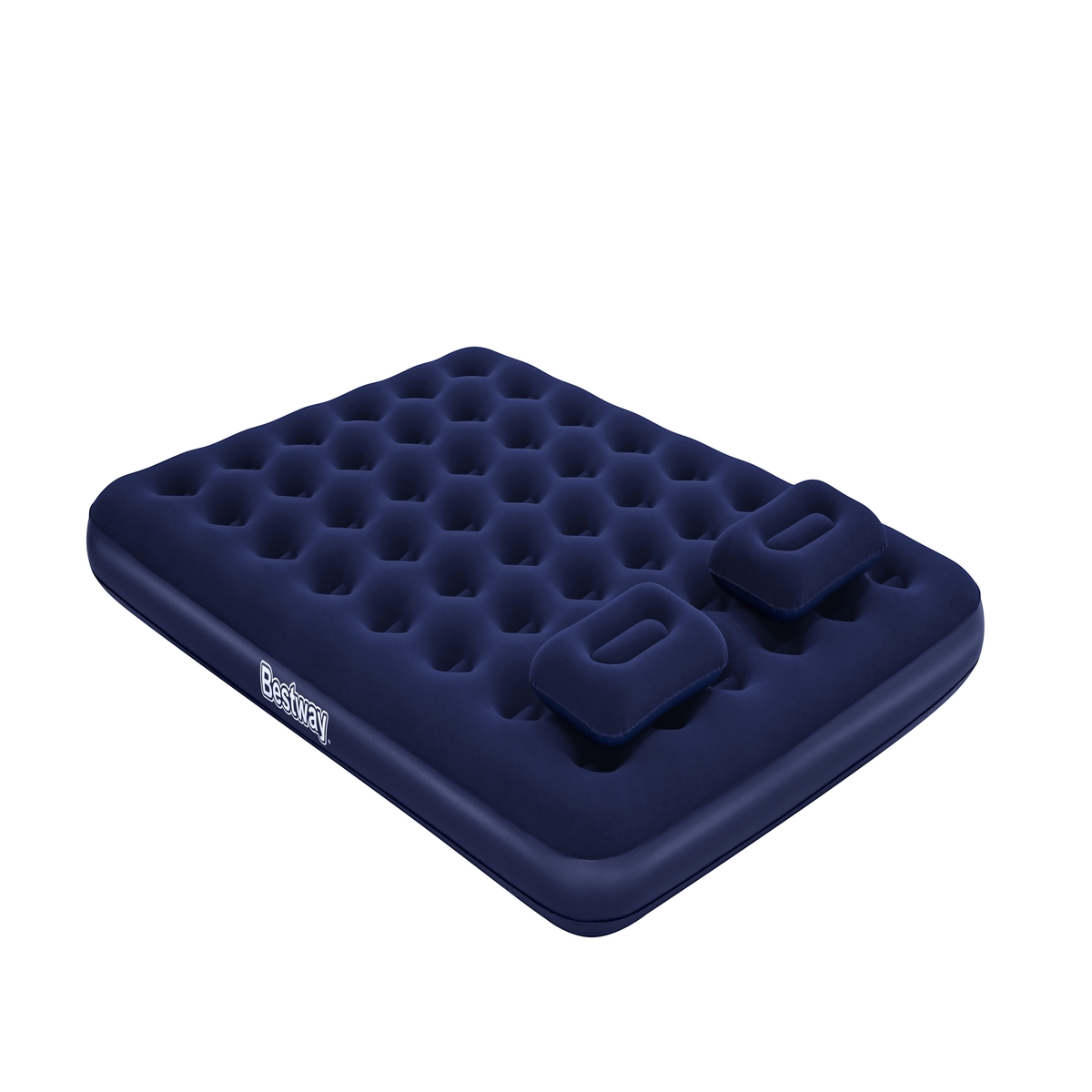 Colchon Inflable Queen Size Con Almohada Y Bomba Bestway 67374
