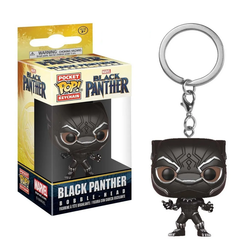 Llavero Funko Pocket Pop Black Panther Marvel Avengers Figura