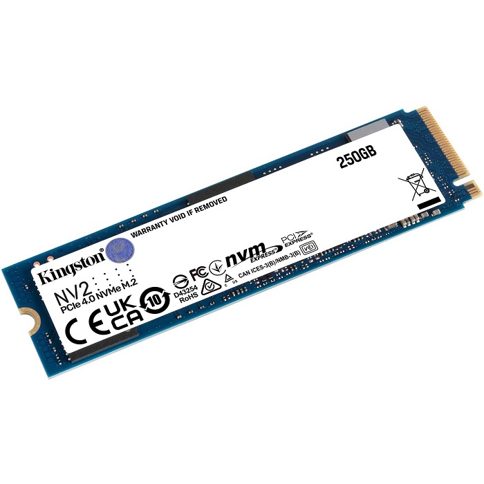 M.2 2280 SSD 250GB Kingston NV2 PCIe 4.0 NVMe SNV2S/250G
