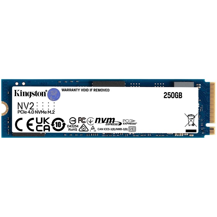 M.2 2280 SSD 250GB Kingston NV2 PCIe 4.0 NVMe SNV2S/250G