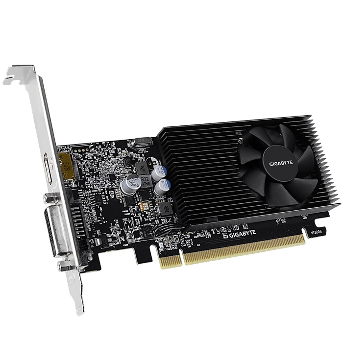 Tarjeta De Video Gigabyte Nvidia GT 1030 Low Profile D4 2G GeForce 2GB DDR4 PCI-E GV-N1030D4-2GL