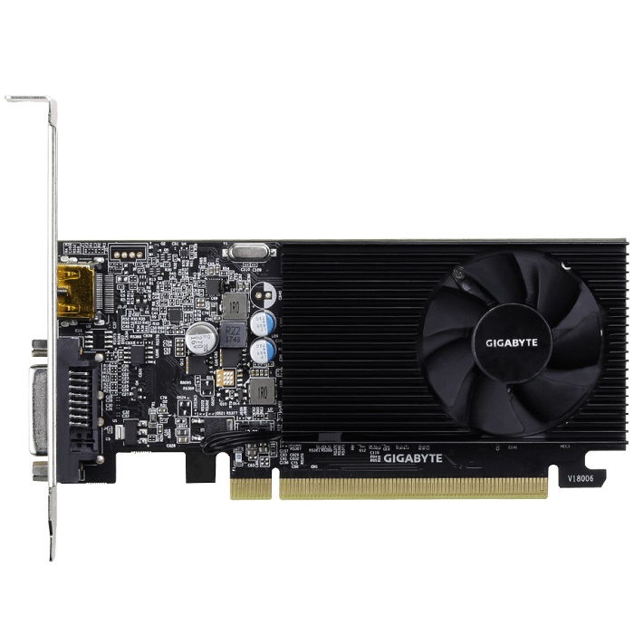 Tarjeta De Video Gigabyte Nvidia GT 1030 Low Profile D4 2G GeForce 2GB DDR4 PCI-E GV-N1030D4-2GL