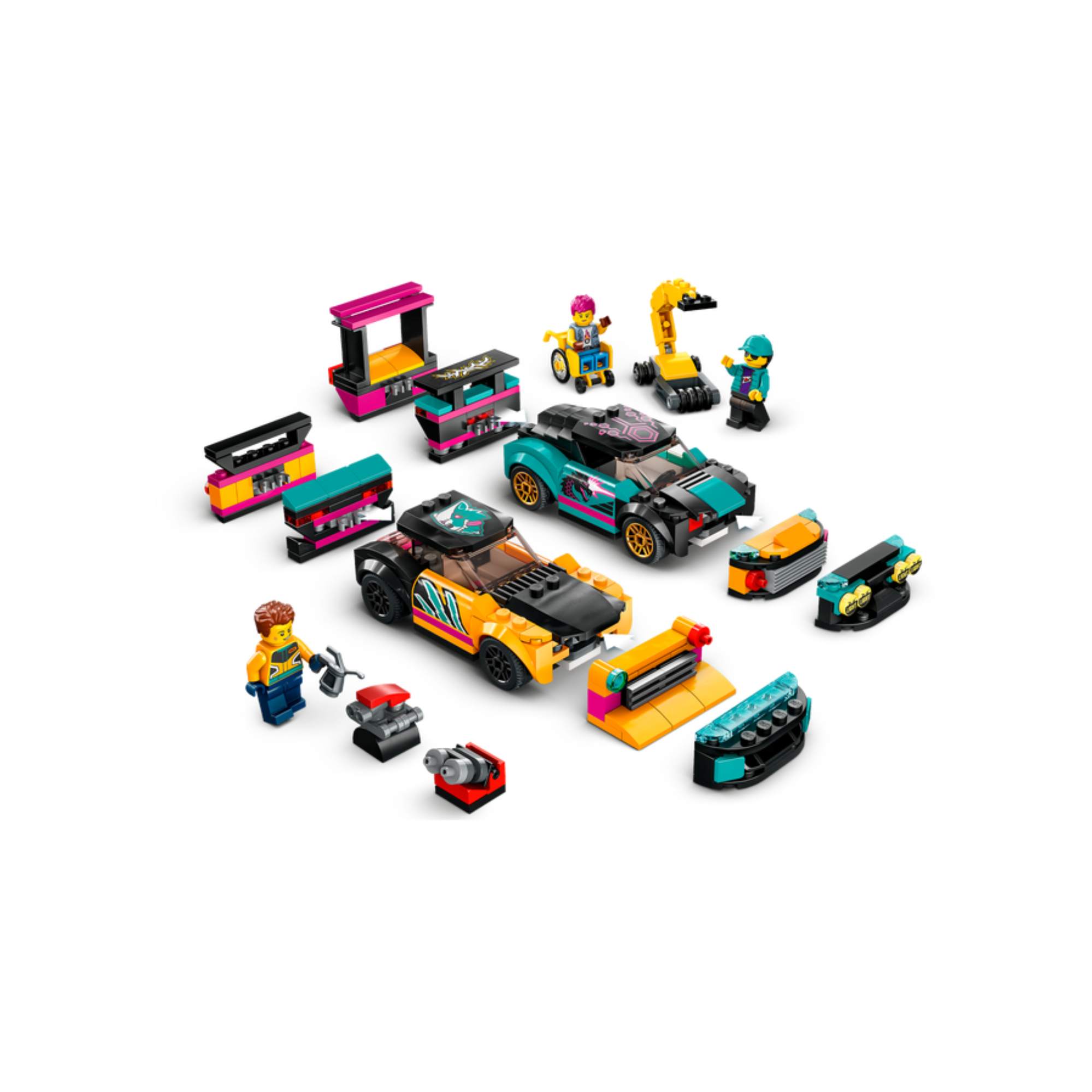 Lego 60389 Taller Mecánico de Tuning