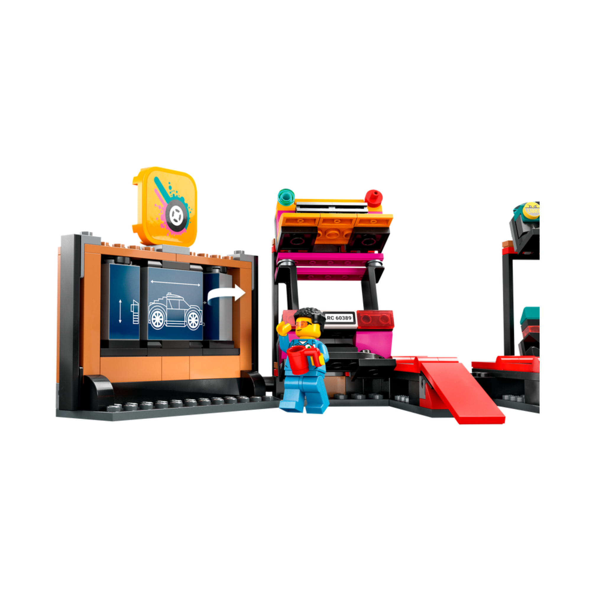 Lego 60389 Taller Mecánico de Tuning