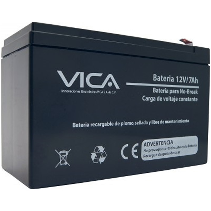 Bateria de Reemplazo VICA para No Break 12V 7AH.