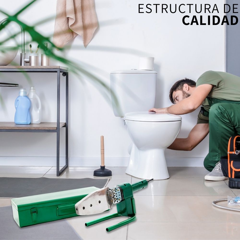 Kit De Termofusor Con 6 Dados Tijeras Estuche Metalico 110v