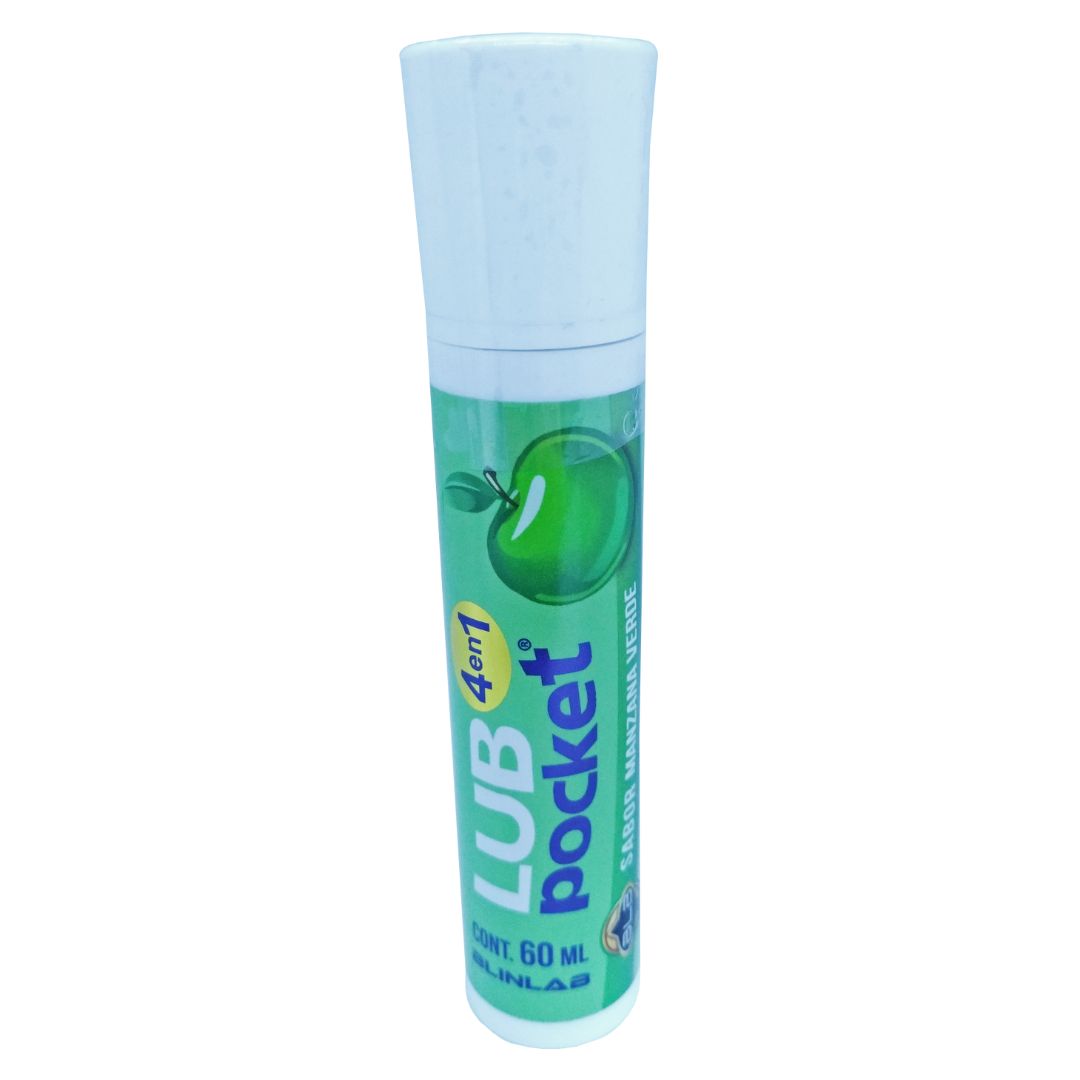 Lubricante Base Agua Paquete 1pz Cereza 1 Manzana Verde 1 Uva y 1 sandia 60 Ml Blinlab