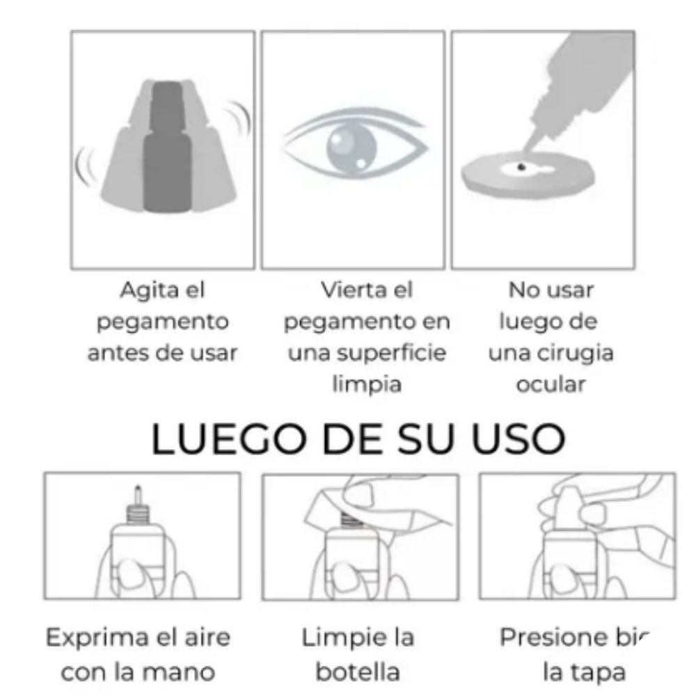 Pegamento De Pestañas Ib Super Plus 5 Ml Bolsa Secado Rapido