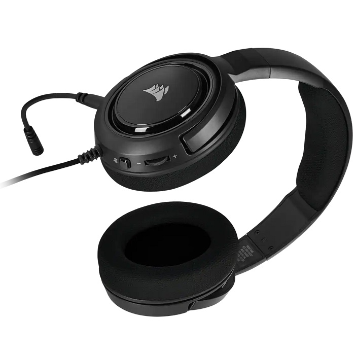 Diadema Corsair HS45 SURROUND Gamer Headset USB y 3.5mm Carbon CA-9011220-NA