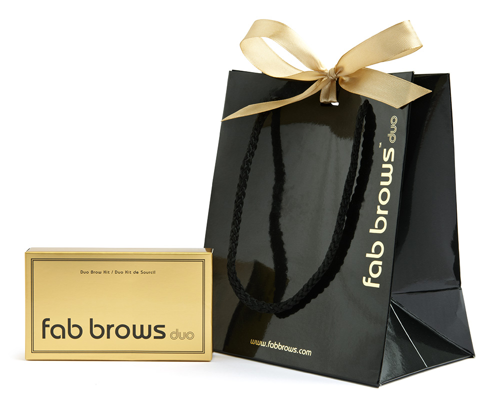FAB BROWS DUO LIGHT BROWN/MEDIUM BROWN 