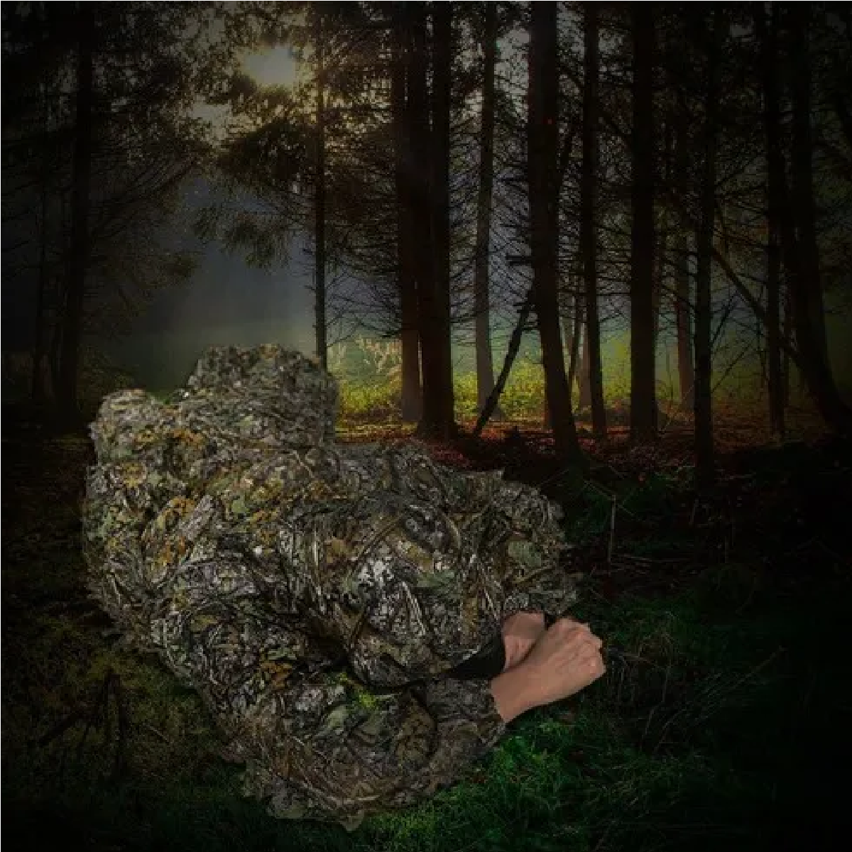 Traje Ghillie Táctico De Camuflaje Caza y Pesca