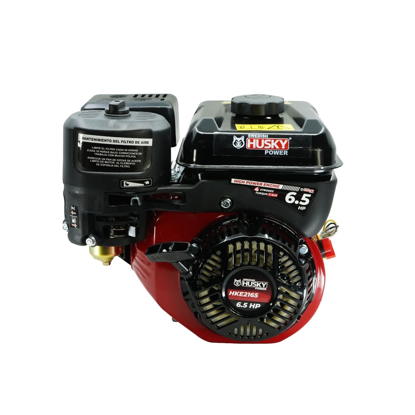 MOTOR A GASOLINA MARCA SWEDISH HUSKY POWER 6.5 HP - HKE2165.