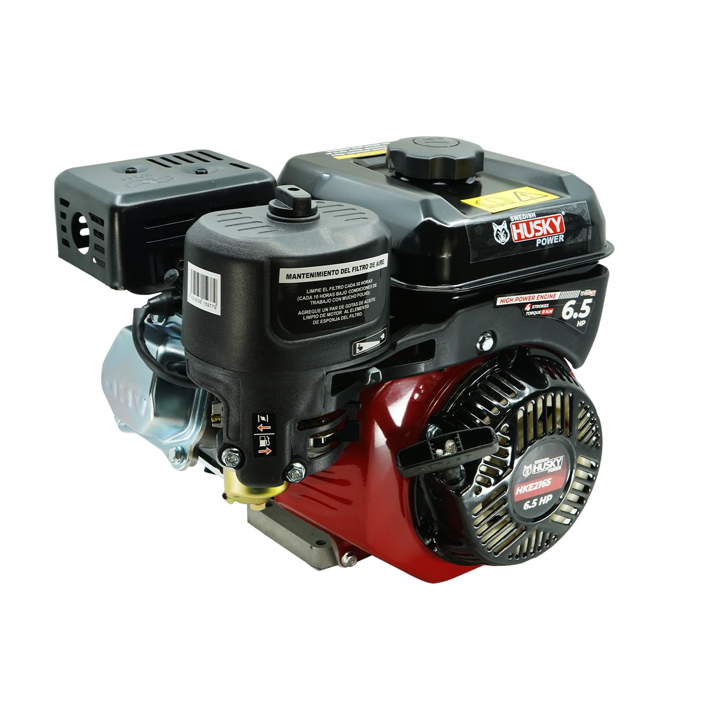 MOTOR A GASOLINA MARCA SWEDISH HUSKY POWER 6.5 HP - HKE2165.