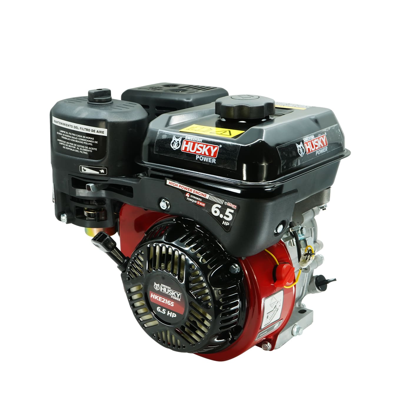 MOTOR A GASOLINA MARCA SWEDISH HUSKY POWER 6.5 HP - HKE2165.