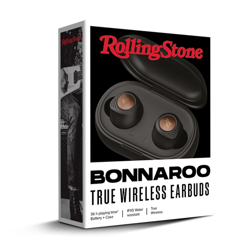 Audífonos TWS Bonnaroo Rolling Stone Color Negro 