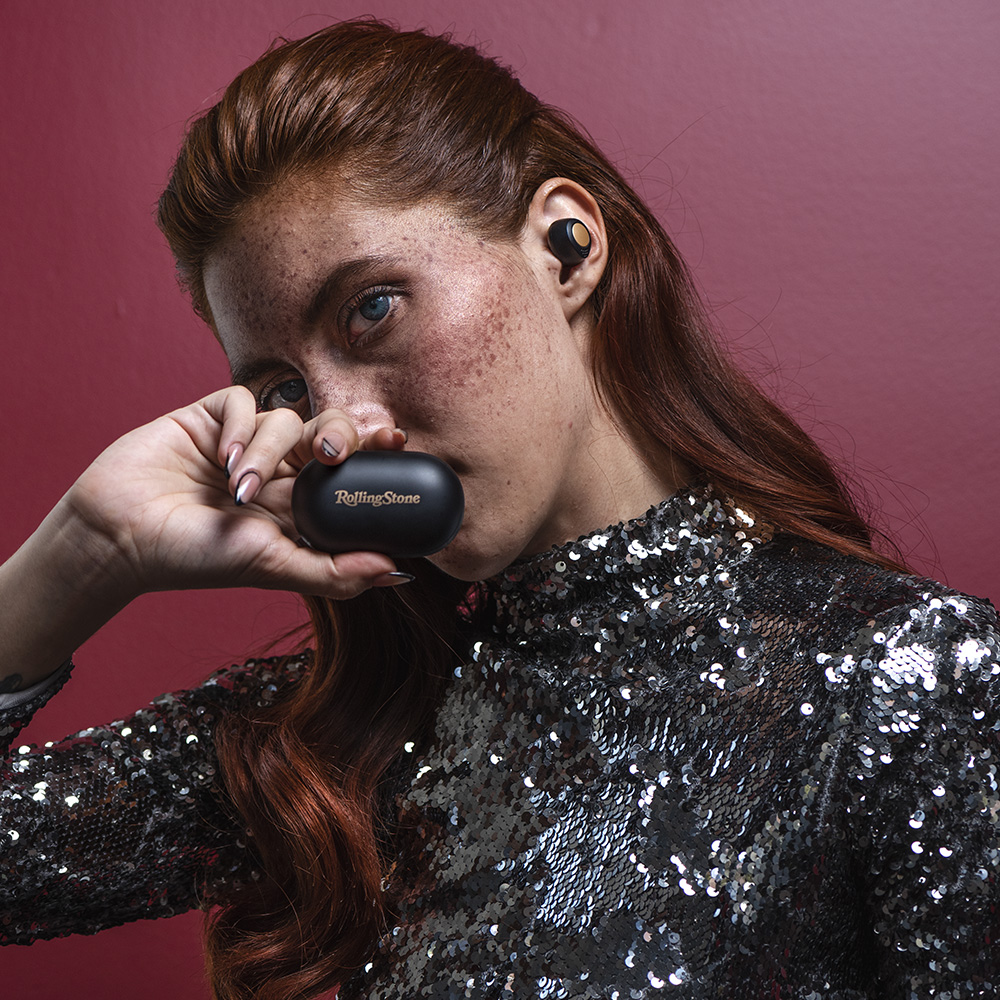Audífonos TWS Bonnaroo Rolling Stone Color Negro 