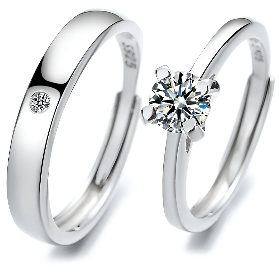 Anillos de promesa ajustables hotsell