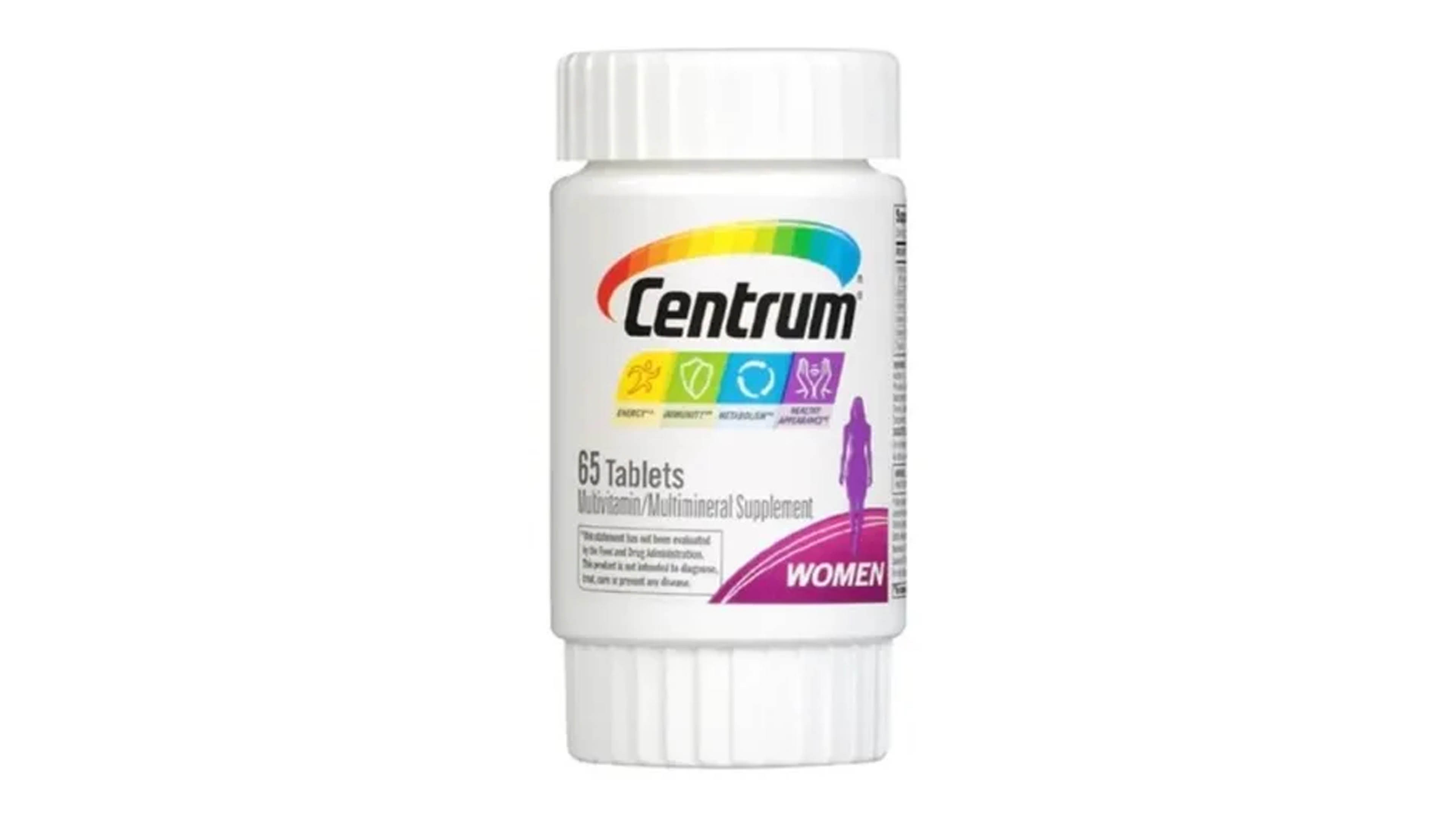 Centrum Multivitamínico Para Mujer 65 Tabletas Energía Inmunidad