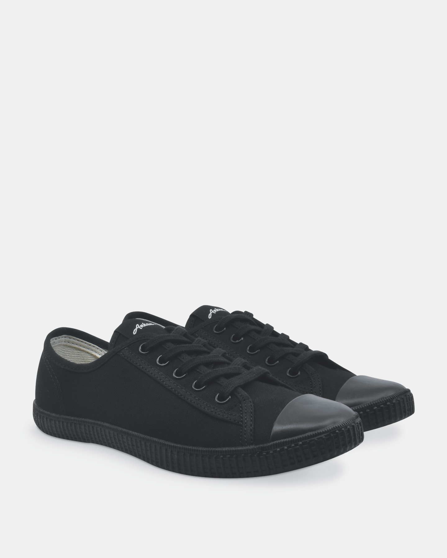 Tenis de Algodón Negros con Suela Negra Para Adulto Ankaa 771