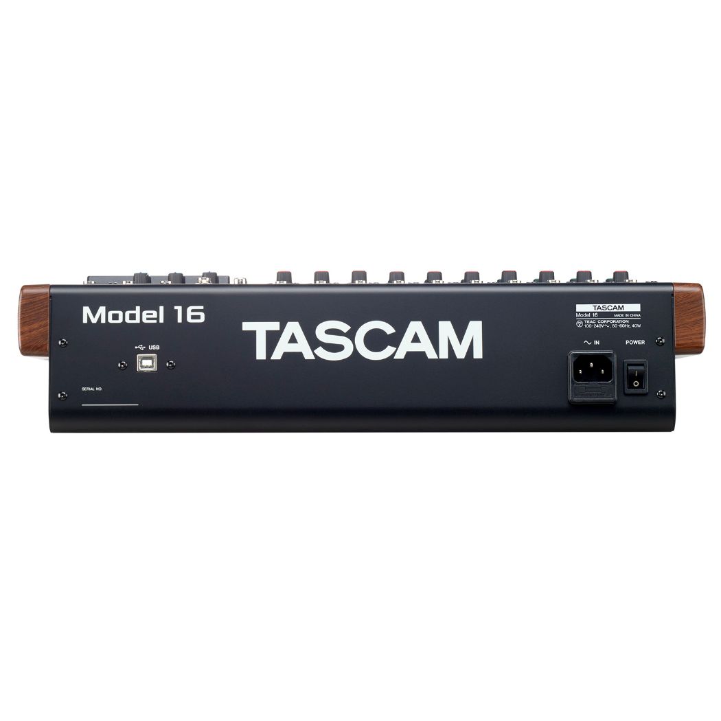 Mezcladora Pasiva TASCAM MODEL 16 Bluetooth/USB/14 Ch/MIDI
