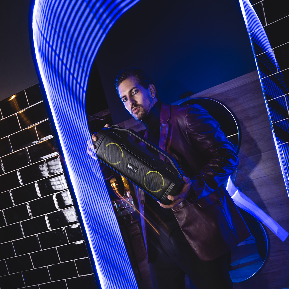 Bocina Inalámbrica Con Luz Led Soul Power Billboard