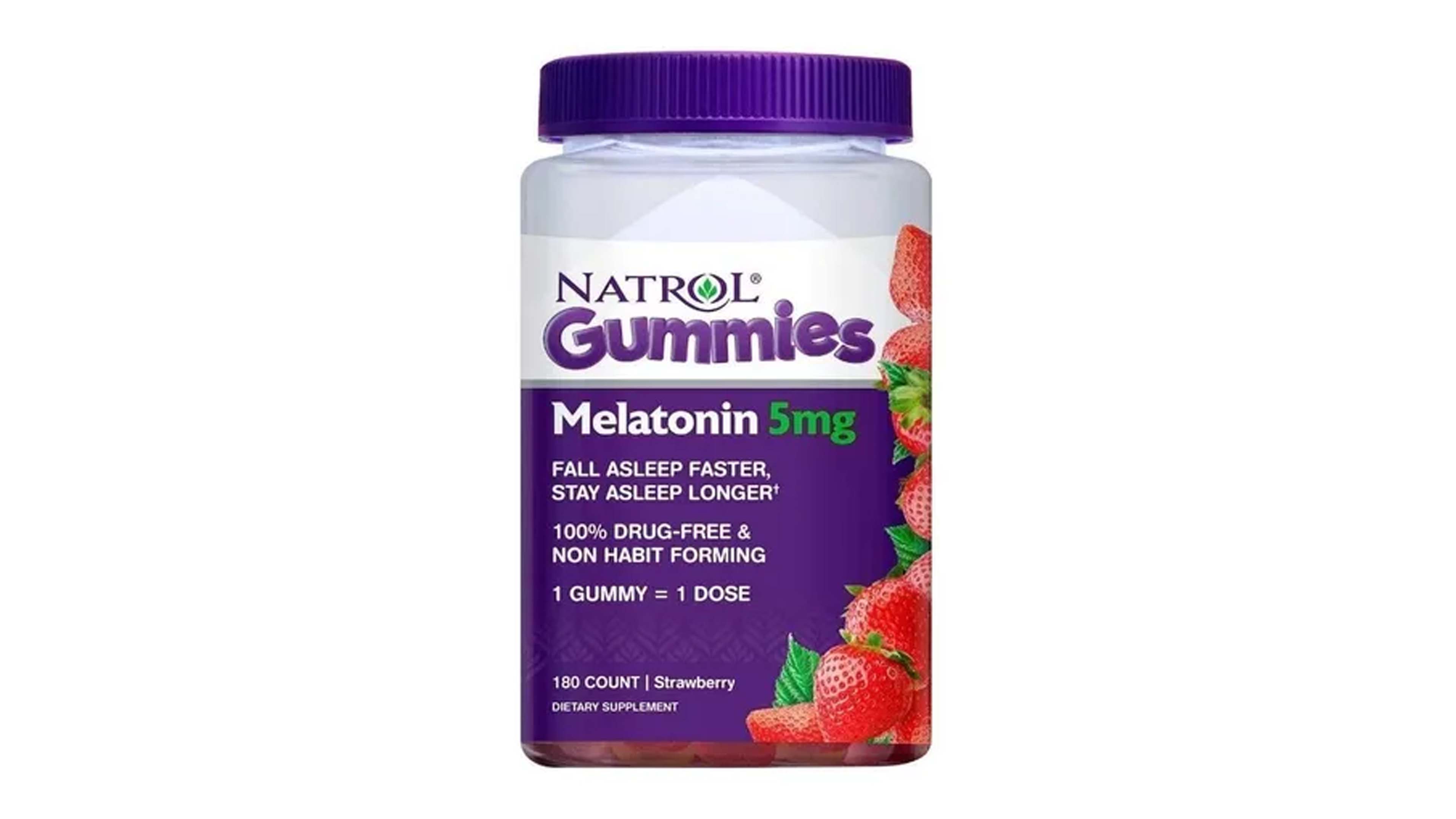 Melatonin 5mg Natrol 180 Gomitas Ayuda A Dormir Y Evita El Insomnio