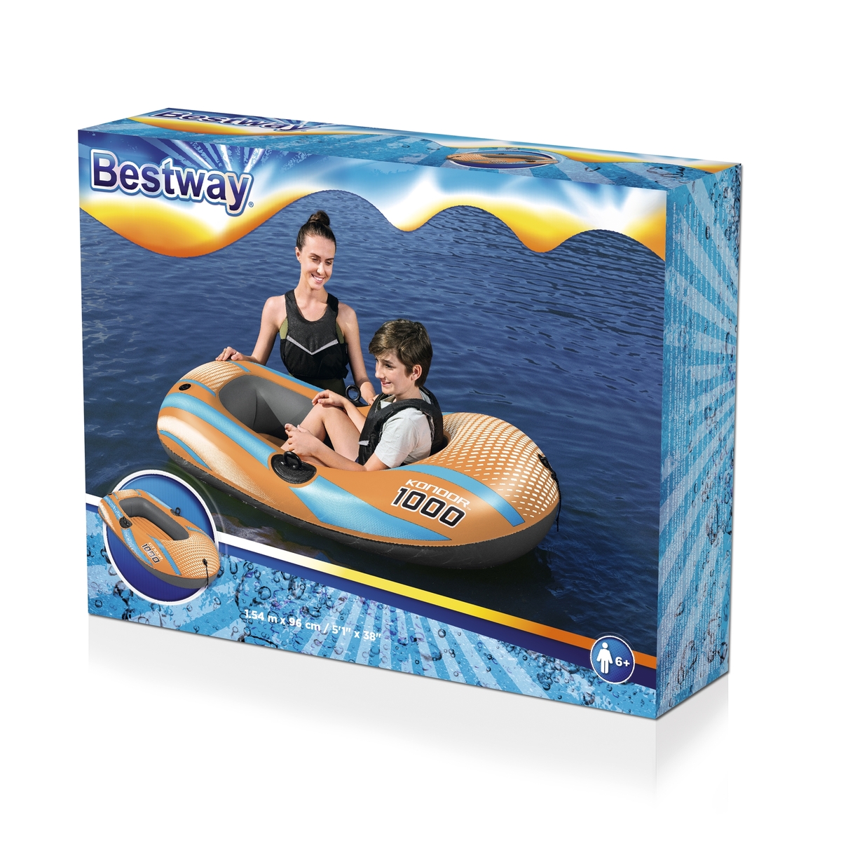 Balsa Inflable Individual Kondor 1000/ 1,49 m x 85 cm Bestway
