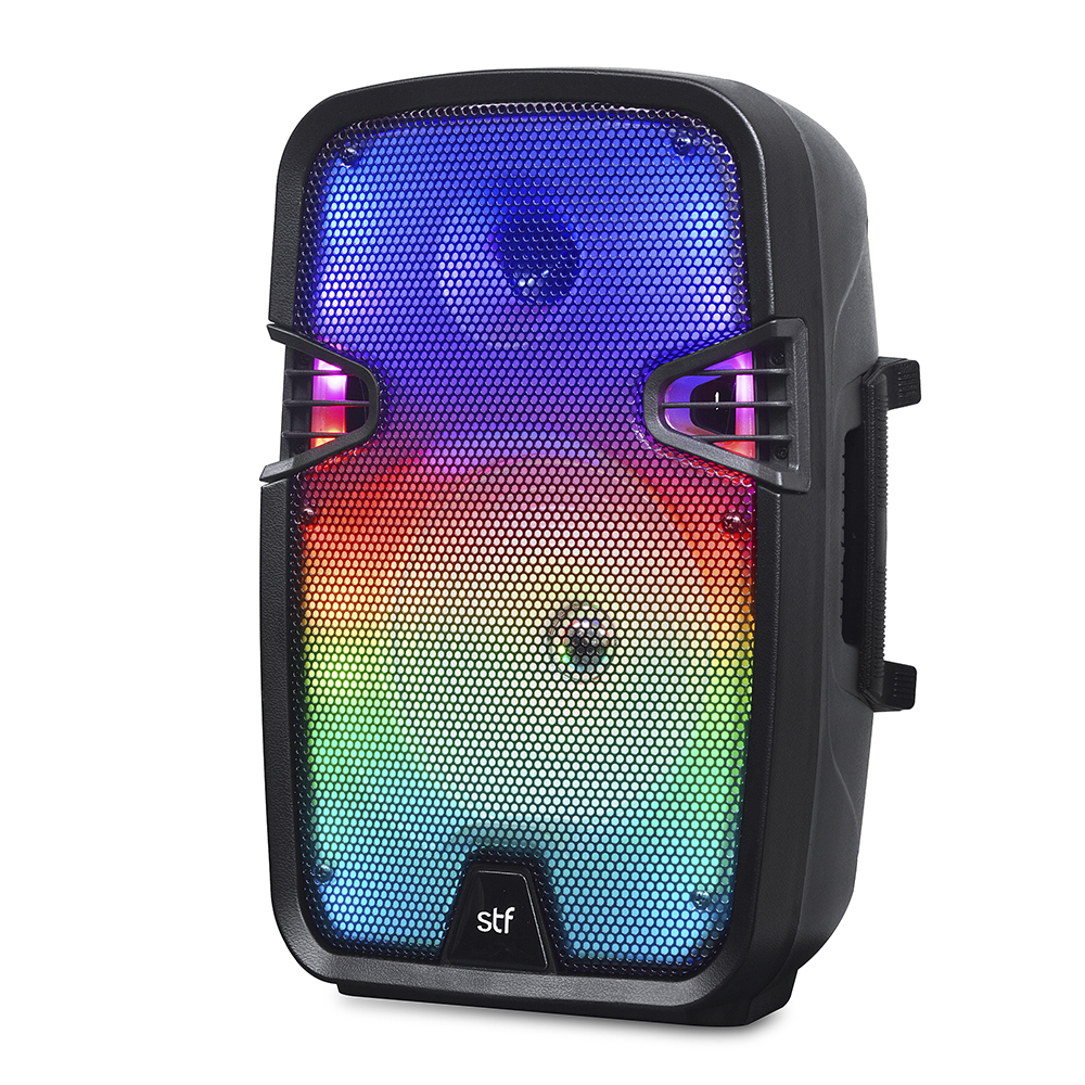 Bafle Bocina Inalámbrica 8" con Luz Led Boom Thunderlight Stf 