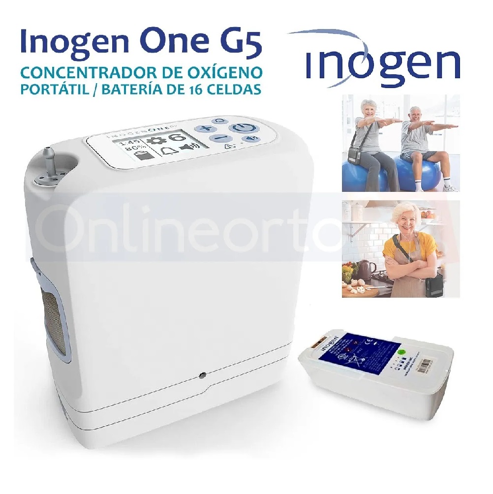 Concentrador De Oxigeno Portátil Inogen One G5 Bat 16 Celdas