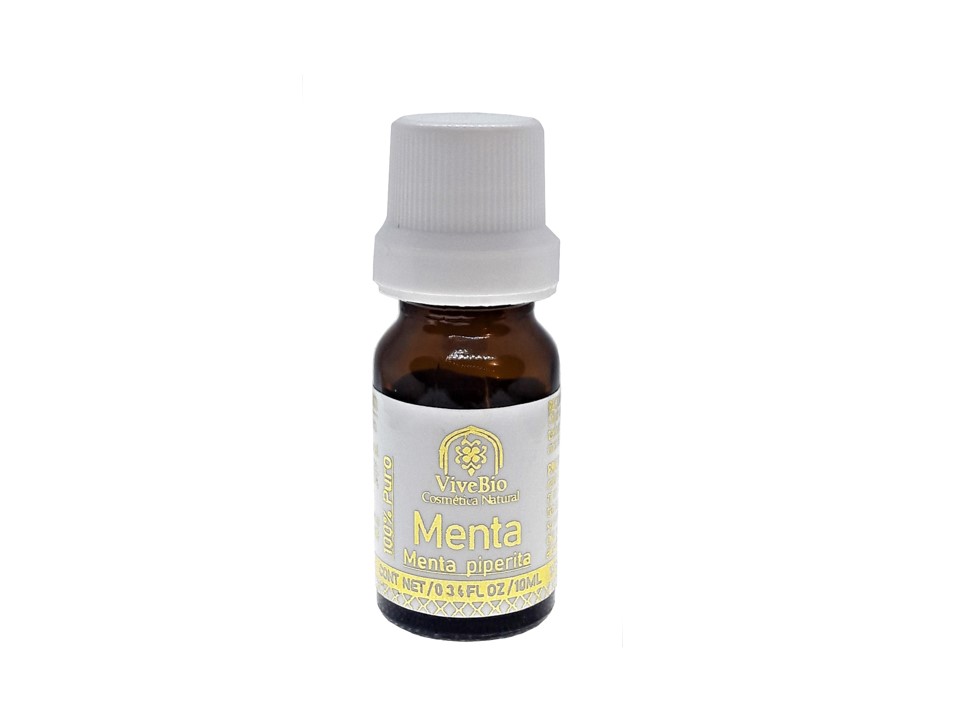 Aceite esencial de Menta piperita 100% puro  10 ml marca Vivebio
