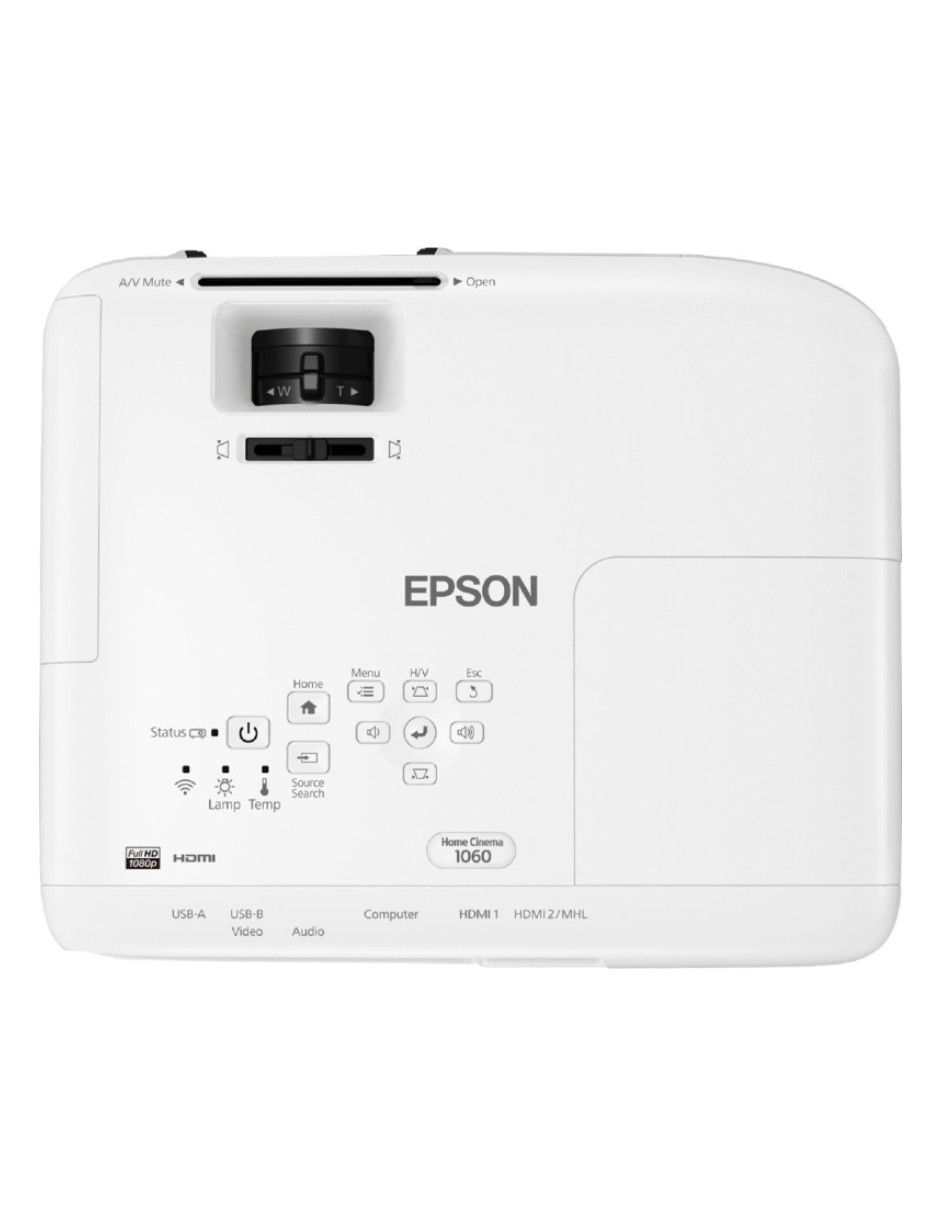 Epson Video Proyector Home Cinema 1060 1080p 3LCD Blanco Reacondicionado Grado A