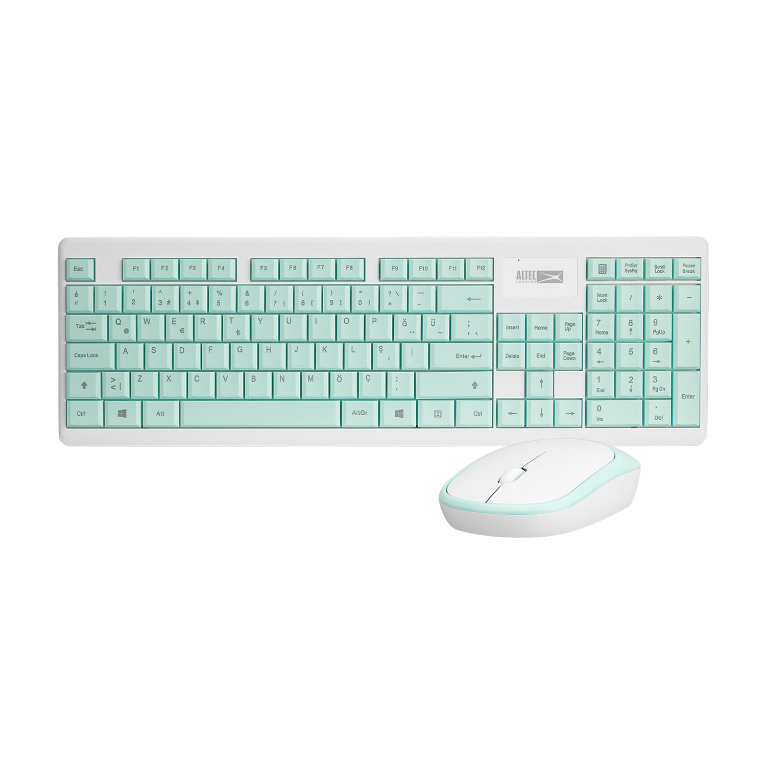 ALTEC LANSING KIT TECLADO (ESP) Y MOUSE INALAMBRICOS (ALBC6314) AZUL