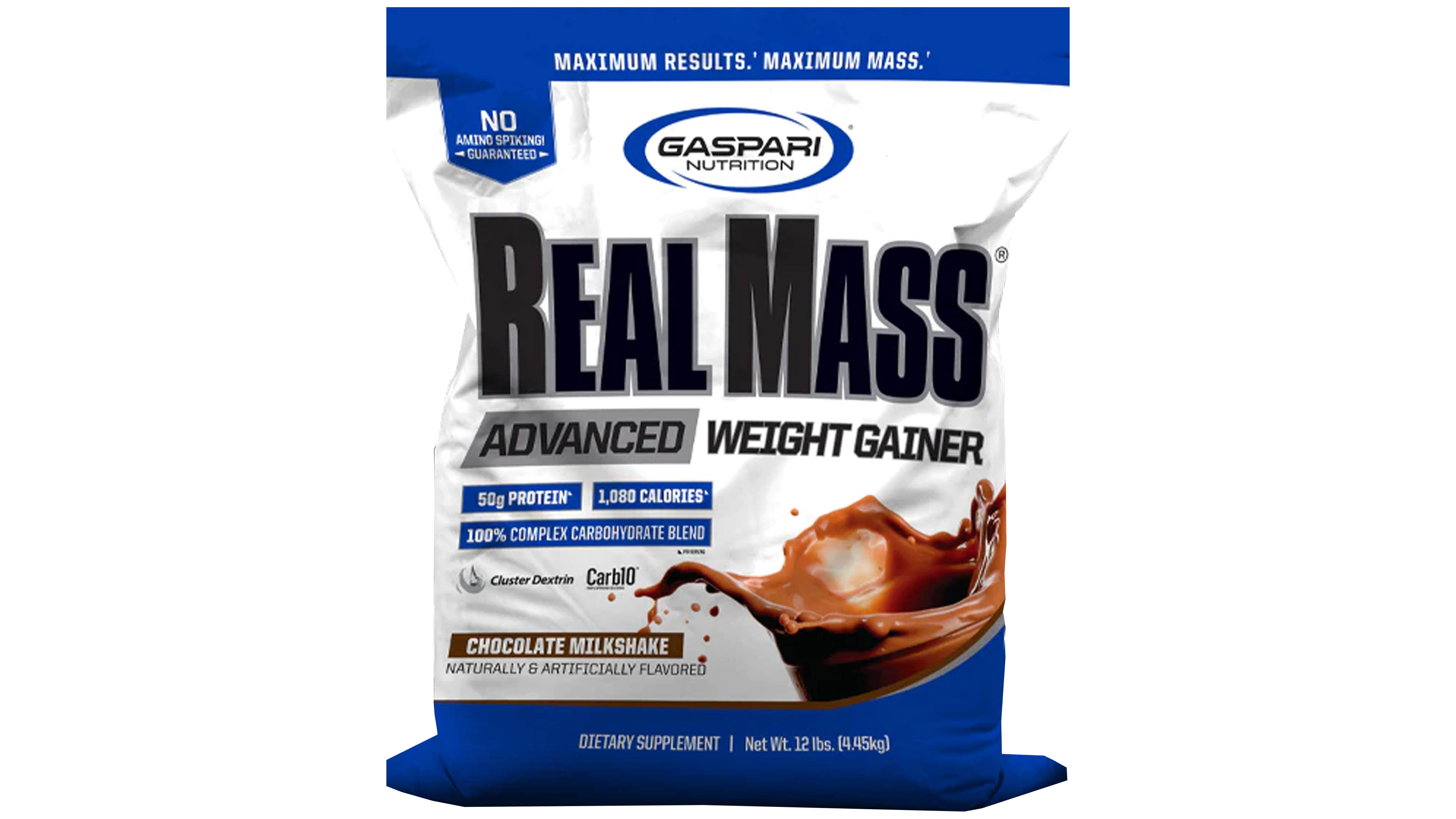 Proteina Gaspari Nutrition Real Mass Advance Ganador Peso 12 Sabor Chocolate 