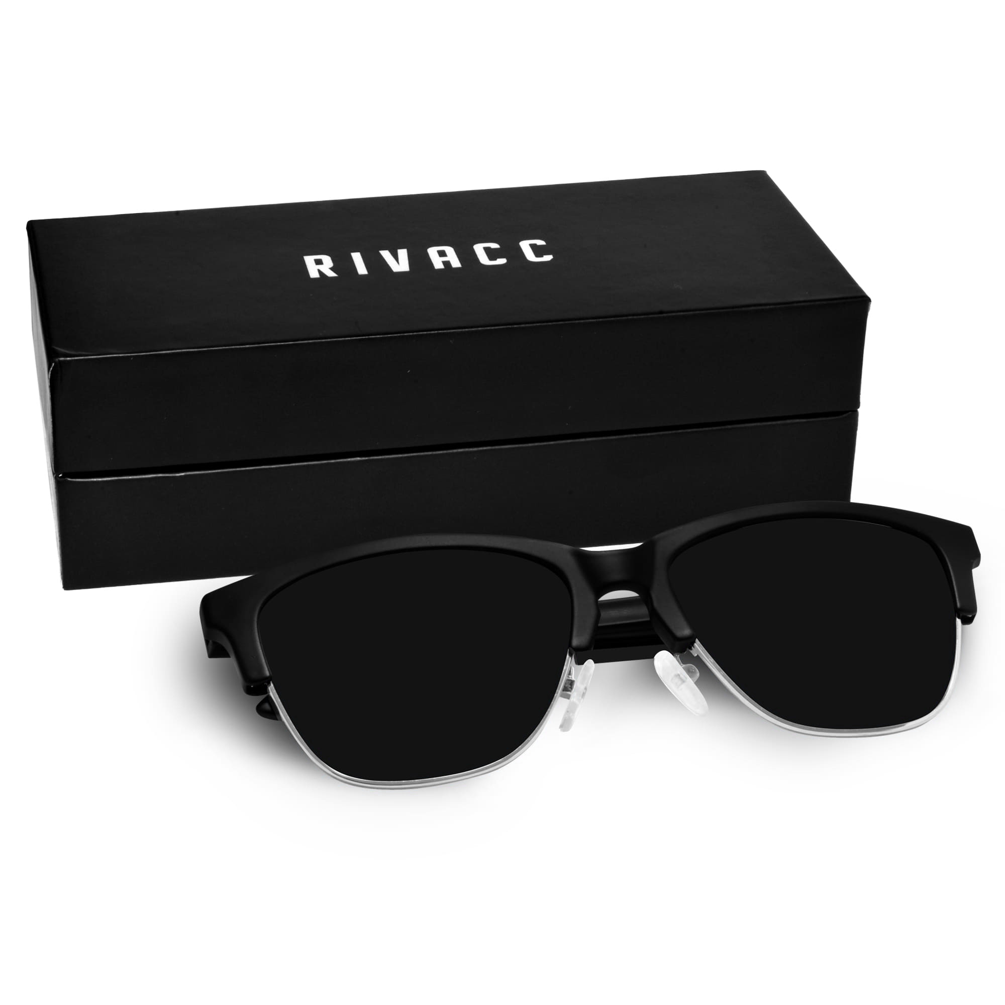 Lentes de sol polarizados Rivacc | Oxford - Silver black