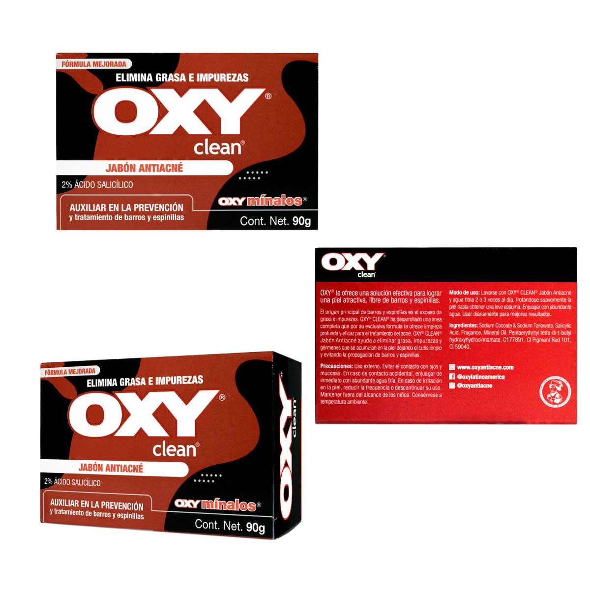 OXY Clean Jabón Antiacné 90g