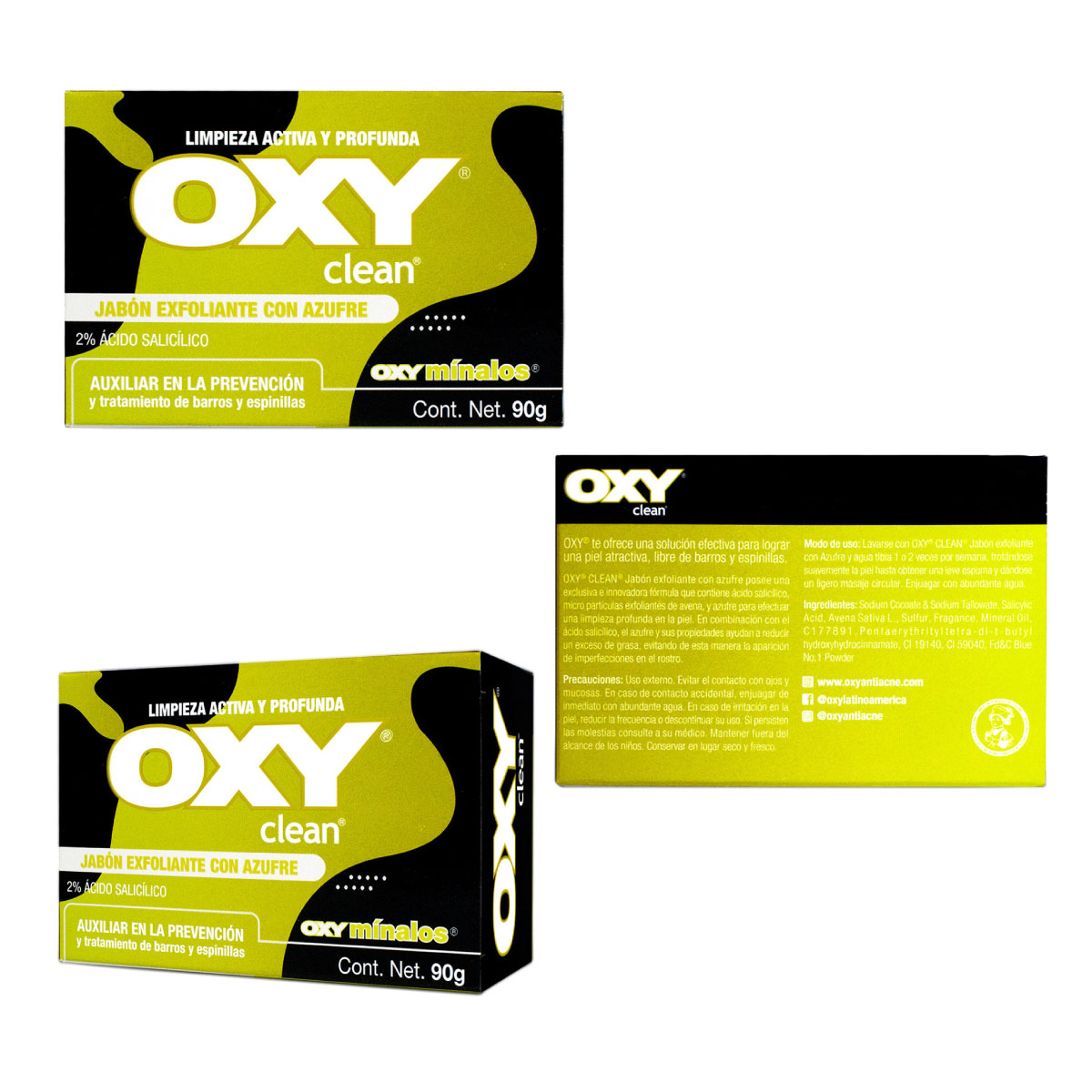OXY Clean Jabon Exfoliante con Azufre 90g