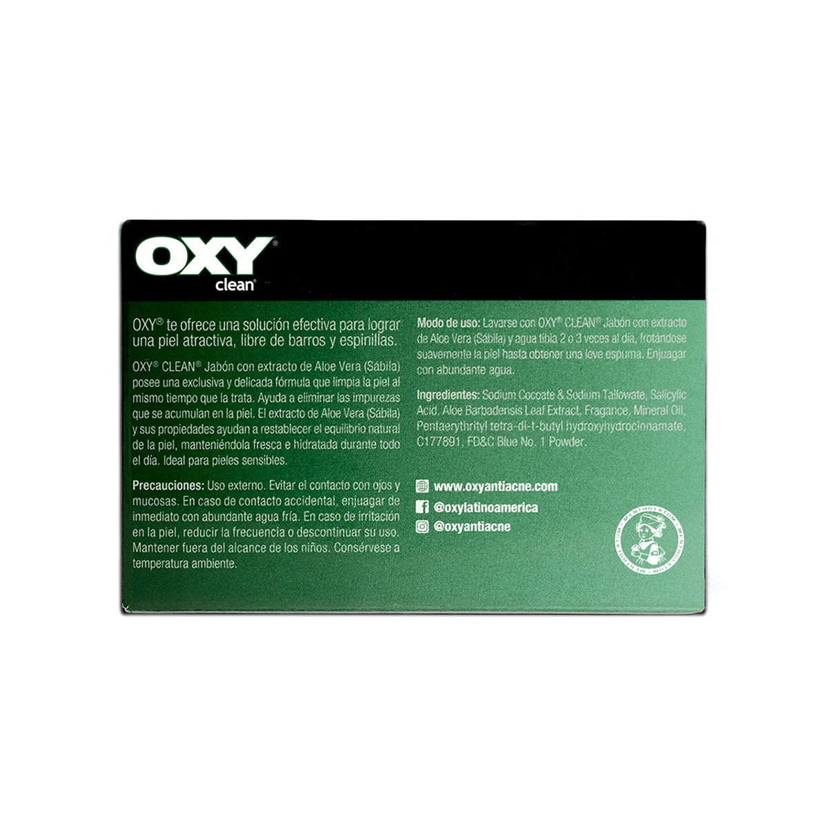 OXY Clean Jabon con Extracto de Aloe Vera 90g