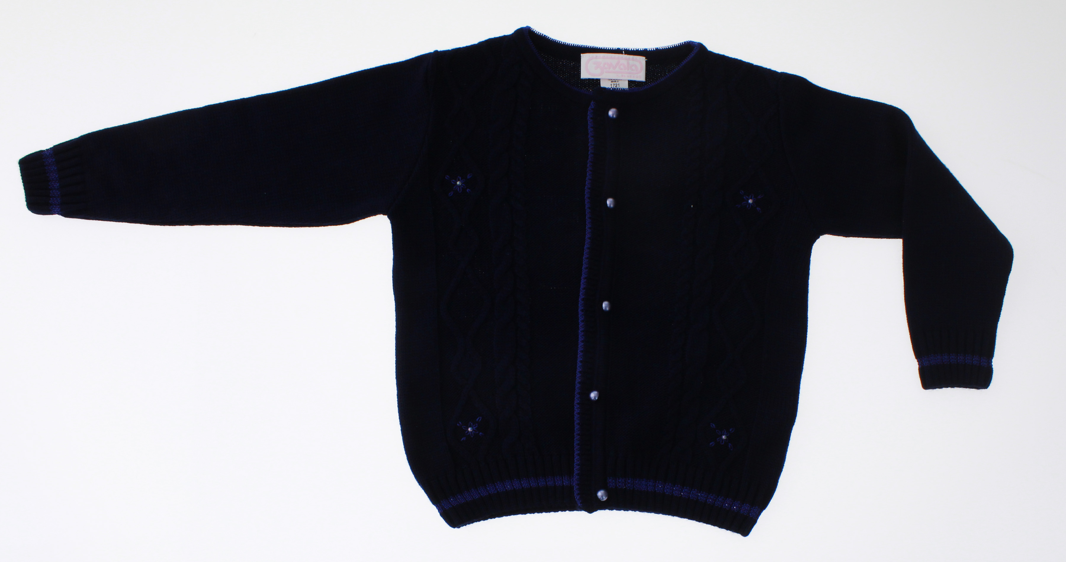 Sueter Niña Azul Marino Tejido 3130 1 a 16 Años.