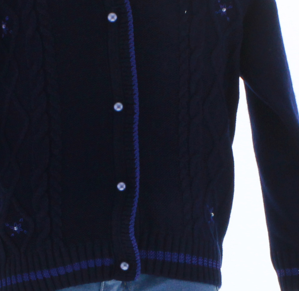 Sueter Niña Azul Marino Tejido 3130 1 a 16 Años.