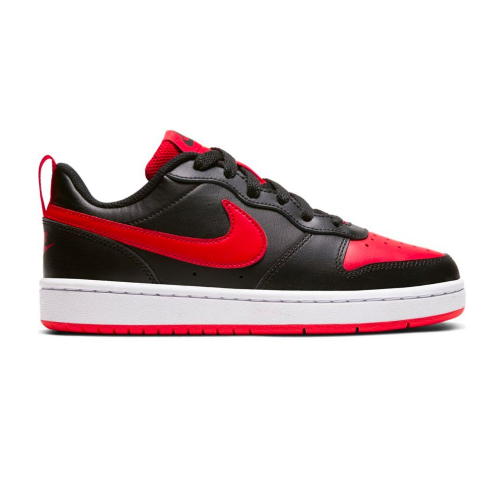 Tenis Nike Court Borough Low 2 (GS) Negro Tallas #24.5 Deportivo Niños
