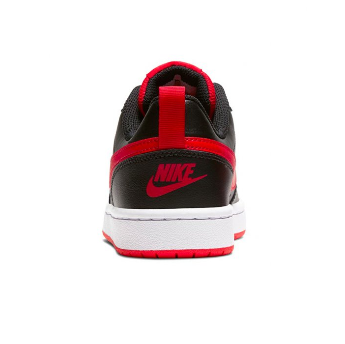 Tenis Nike Court Borough Low 2 (GS) Negro Tallas #24.5 Deportivo Niños