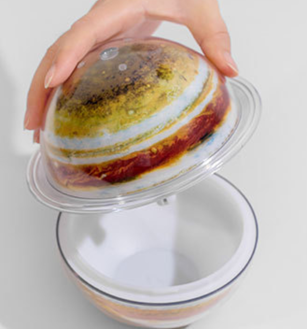 Lampara Humidificador Planeta Jupiter 3D