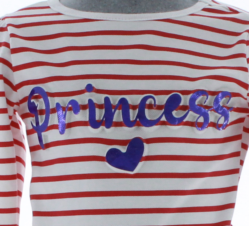 Playera para Niña Color Blanco 3214 1 a 6 Años.