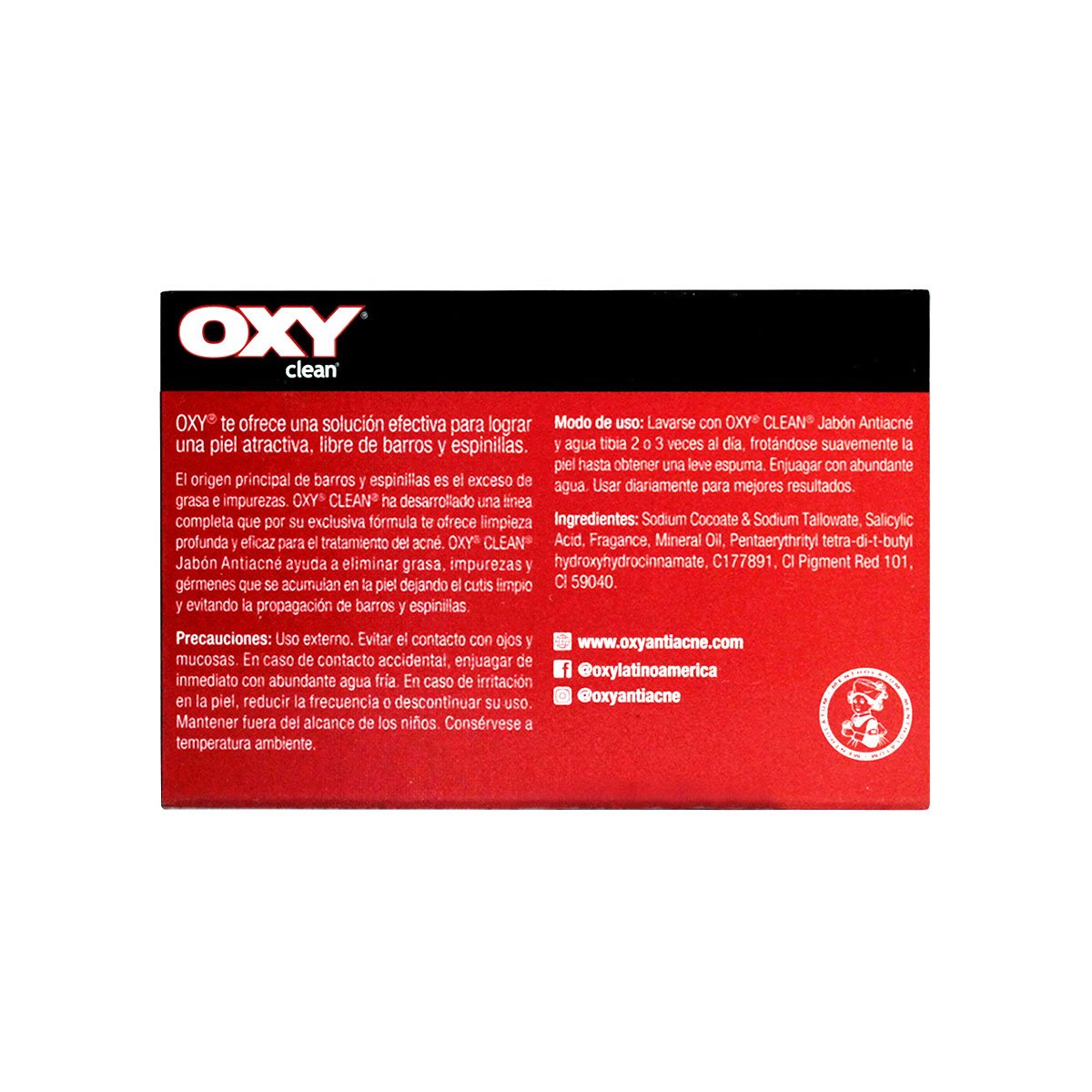 OXY clean jabón antiacné Tripack 90g