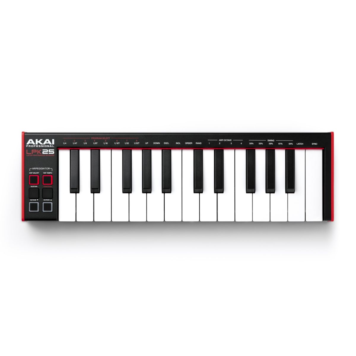 Controlador Midi AKAI Lpk25 Usb Portatil