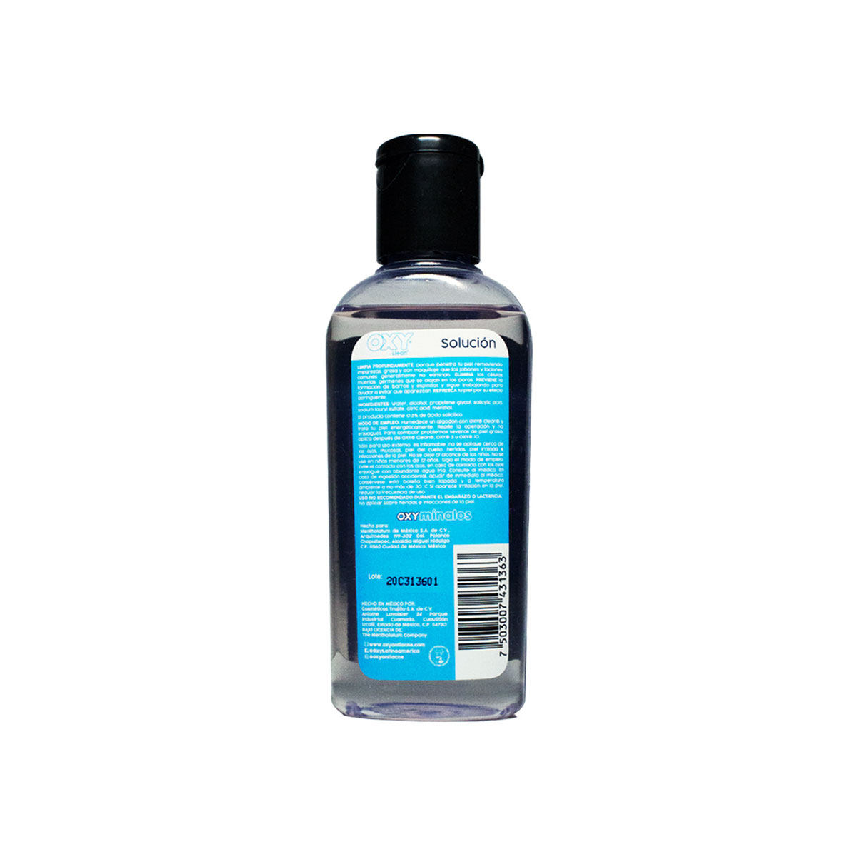 OXY clean solución ácido salicílico alcohol Tripack 120ml