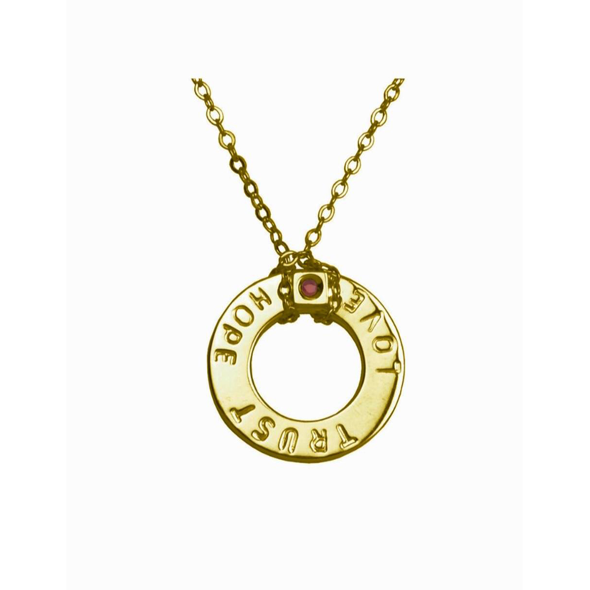 ELLE Collar Plata Esterlina 925 ENCHAPADO DE ORO BAÑADO (Plata 925 con baño de oro) para Mujer, mide 45 cm de largo