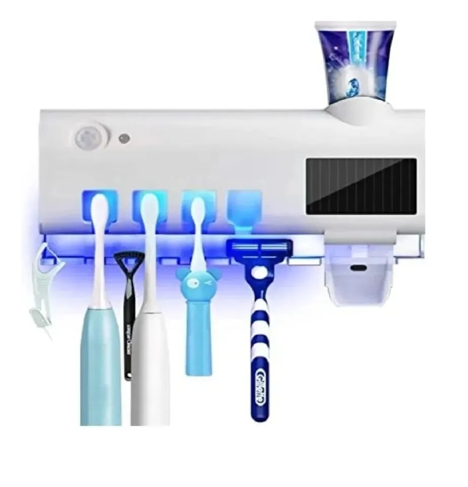 Esterilizador De Cepillo De Dientes, Despachador Pasta Dental